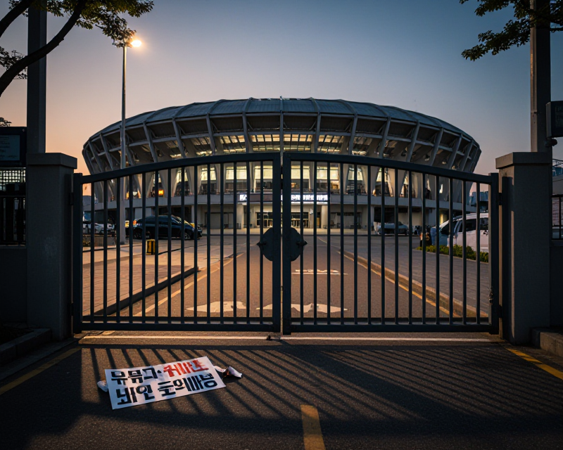 Symbolic Protest Scene