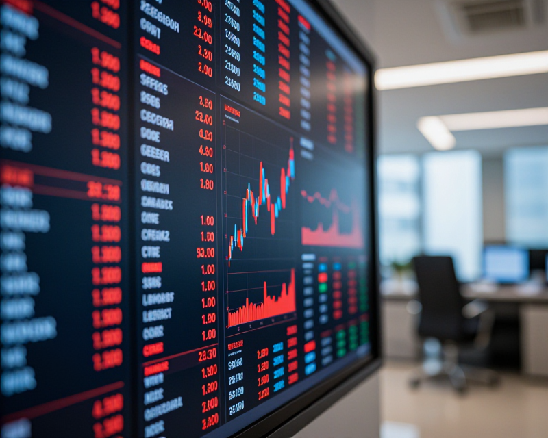 Korean Stock Market Display