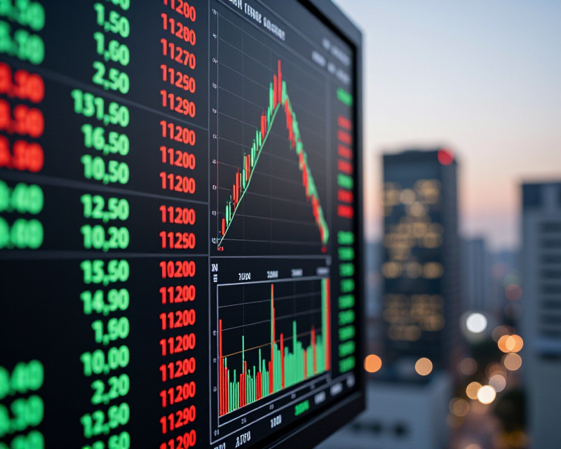 Stock Market Digital Display