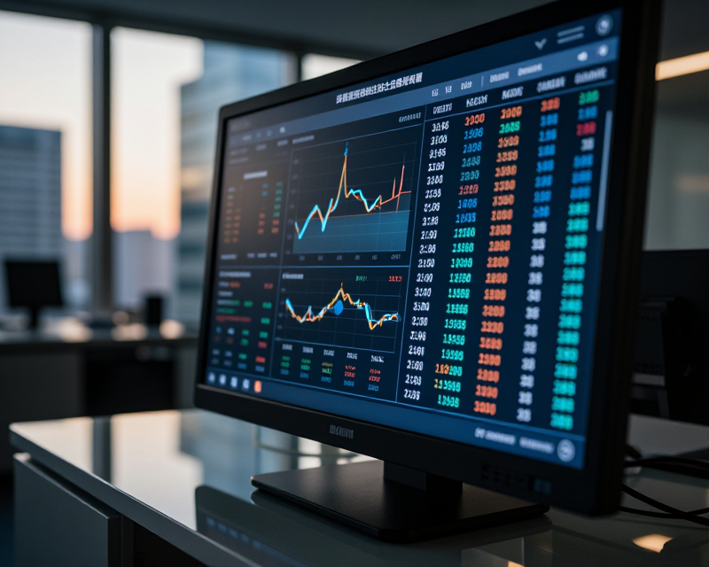 Financial Market Data Display