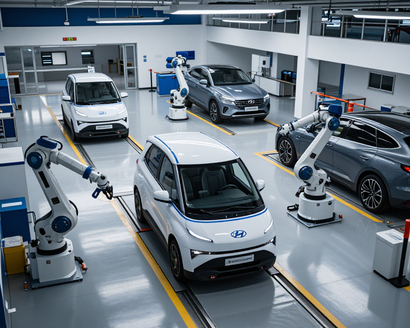 Futuristic Hyundai Service Center