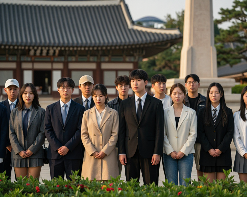 Peaceful Memorial Scene