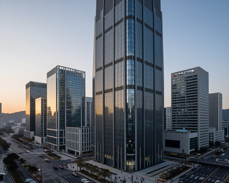 Seoul Financial District Atmosphere