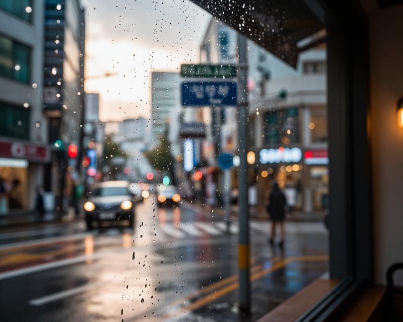 Summer Rain in Seoul