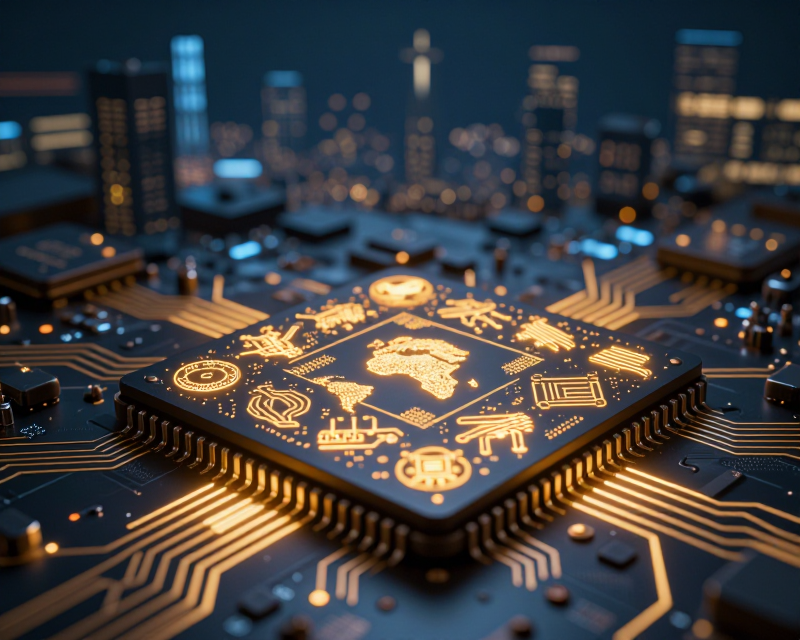 AI and Semiconductor Alliance Concept