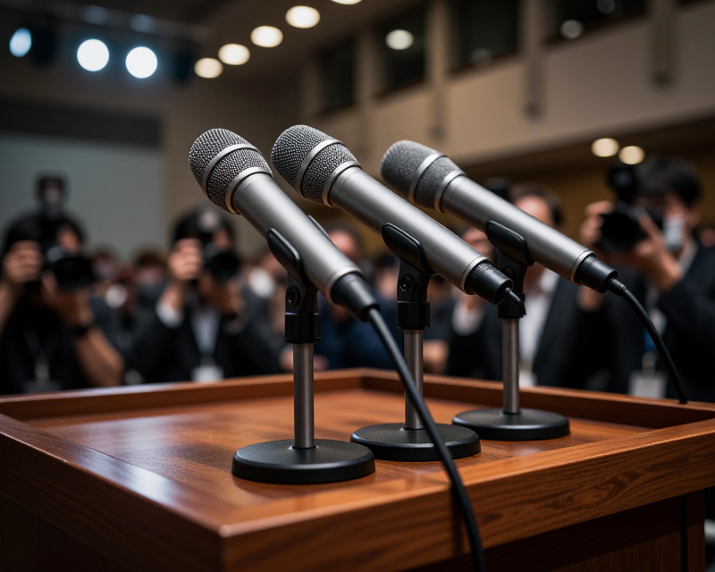 Press Conference Podium