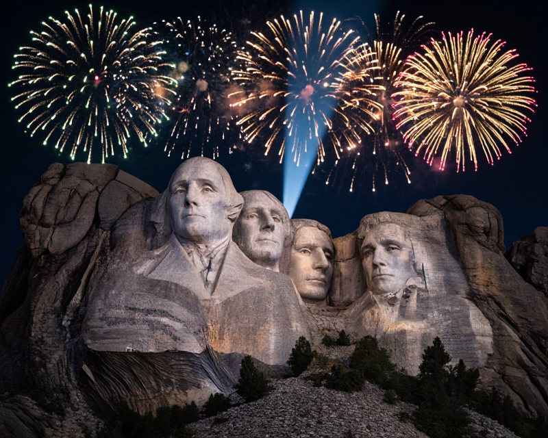 Mount Rushmore Fireworks
