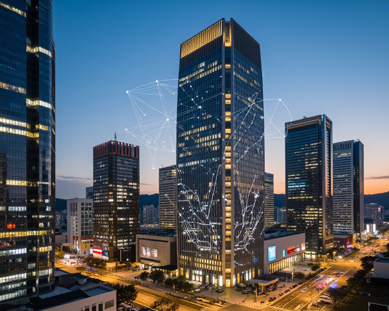 Futuristic South Korean Technology Landscape