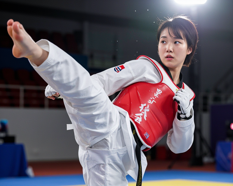 Taekwondo Victory Moment