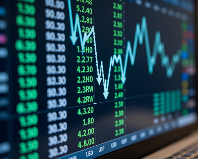 Financial Market Trend Visualization