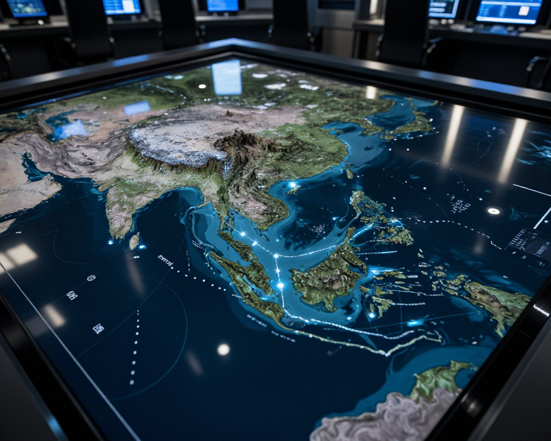 Strategic Indo-Pacific Map
