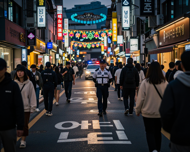 Seoul Halloween Safety Atmosphere