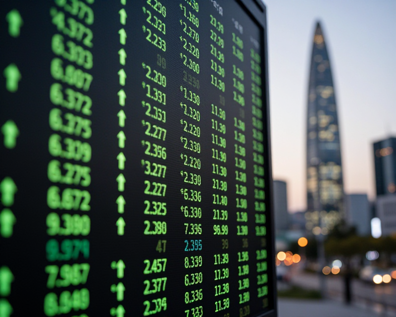Rising KOSPI Index